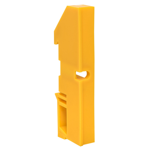 Изолятор на DIN-рейку желтый PROxima EKF