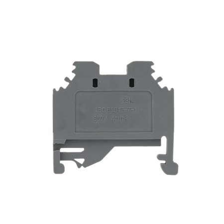 Колодка клеммная пружинная JXB-S-6 41А серая PROxima EKF Колодка клеммная пружинная JXB-S-6 41А серая PROxima EKF