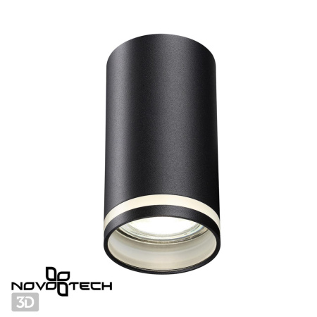 Св-к накл.IP20 GU10 9W 220V ULAR черный B NOVOTECH