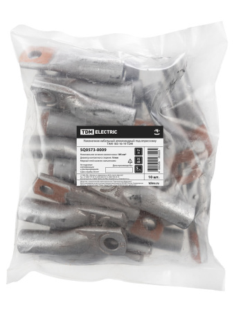 Наконечник кабельный алюмомедный под опрессовку ТАМ 185-16-19 TDM