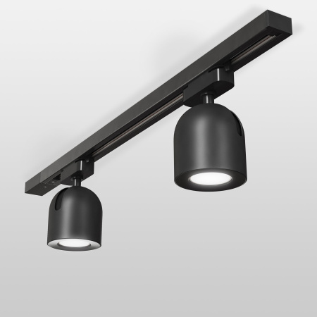 Трековый светильник для однофазного шинопровода MRL 1005 Ogma GU10 черный Elektrostandard