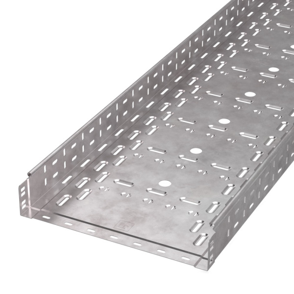 Лоток перфорированный Стандарт HDZ 400х80х3000 (1,0 мм) (6 м/уп) Промрукав
