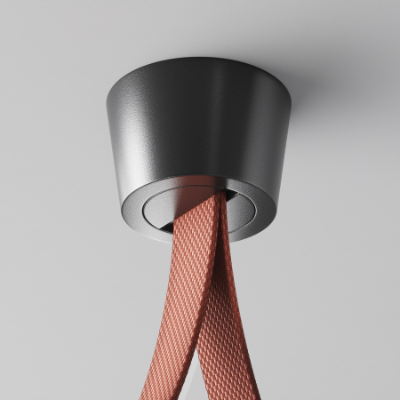 Чаша накладная Parity для двойного вывода ленты черная(TRA130CRDuo-B) Technical Maytoni