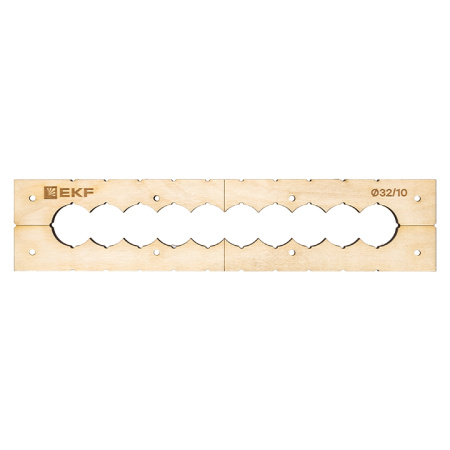 Шаблон для групповых отверстий c 10 отв, диам, 32 мм Expert EKF