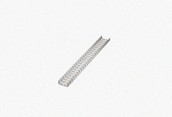 Лоток замковый перфорированный ЛМЗ 50х50х2000 УТ1,5, горячее цинкование, S0,8