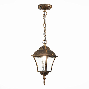 Светильник уличный подвесной Бронза/Бронза, Прозрачный E27 1*60Вт SL082.203.01 ST LUCE
