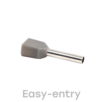 Наконечник штыревой втулочный НШвИ(2) 0,75-10 (50шт) EKF