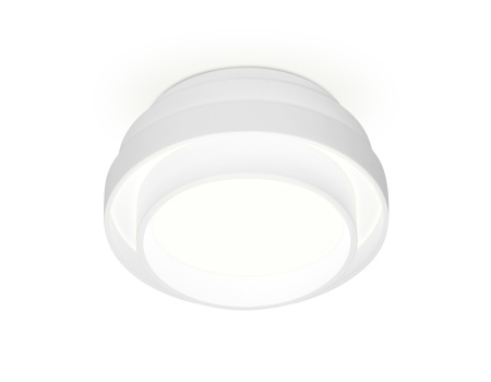 Накладной точечный светильник TN601 WH/S белый/песок GX53 D110*53 Ambrella Light