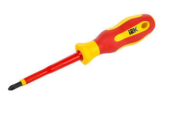 Отвертка диэлектрическая PZ2х100 Т2 IEK