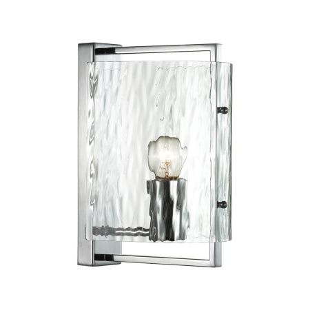 Бра E27 1*60W ELEGANTE хром/прозрачный/стекло ODEON LIGHT