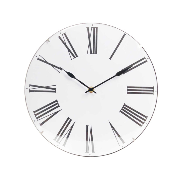 PL200927 Часы настенные, круглые, цвет корпуса белый, пластик, Ø35,5см, источник питания 1 батарейка АА(в комплект не входит)(Китай) APEYRON