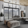 Накл.св-к длина провода 1м IP20 LED 3000K 10W 160 - 265V MODO черный NOVOTECH
