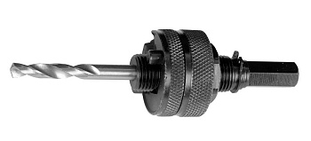 32-152мм Державка для биметаллических коронок, жесткие штифты, прижимная муфта ЗУБР