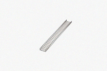 Лоток замковый перфорированный ЛМЗ 500х100х3000 УХЛ1, горячее цинкование S1,5