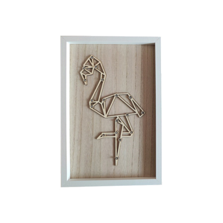 12-178 Светодиодный ночник "Фламинго", теплый белый, 2хАА, МДФ, 300х200х40мм APEYRON