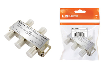 Делитель TV «краб»х4 под F разъём 5-1000 МГц TDM