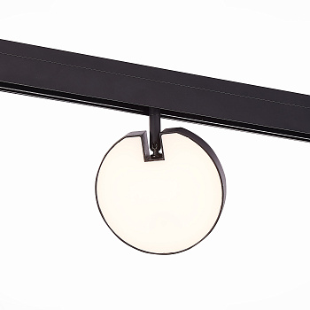 Магнитный трековый светильник Черный LED 1*15Вт 4000К 760Lm Ra>80 120° IP20 L150xW28xH211 48В ST359.446.15 ST LUCE