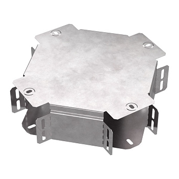 Ответвитель Х-образный с крышкой Стандарт 100х80 Промрукав