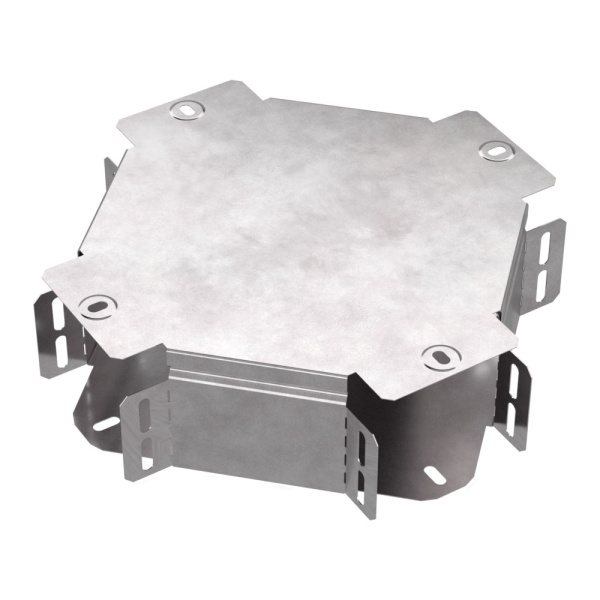 Ответвитель Х-образный с крышкой Стандарт 100х80 Промрукав