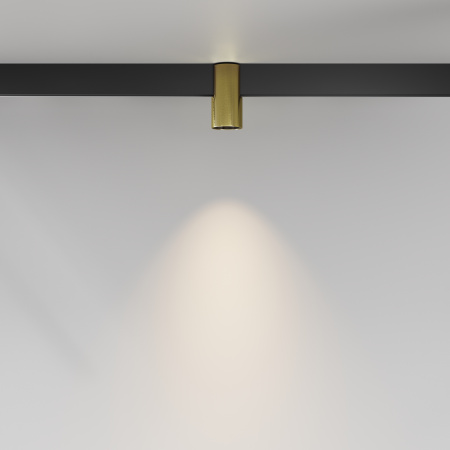Трековый светильник LED 7Вт Латунь IP20 Magnetic track system Exility TR122-2-7W3K-BS Technical Maytoni