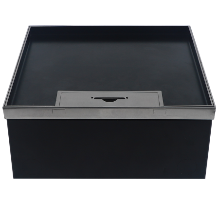 Donel Лючок в пол 18 мод. (6 мод. 45х45 мм. + 6 мод. 22.5х45 мм.) верт. установка, металл, в уровень с напольным покрытием