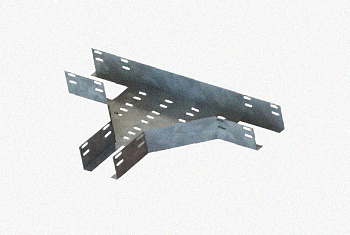 Лоток тройниковый перфорированный ОТ 400х50 УТ1,5, горячее цинкование S1,5