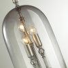 Подвес E14 3*40W BELL серебрист.с патиной/дымчатый/стекло ODEON LIGHT
