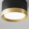 Потолочный светильник 1*GX53 15Вт Черный с Золотом IP20 Ceiling & Wall C086CL-GX53-SRD-BG Technical Maytoni