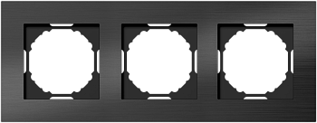 Donel A07 Natural Чёрный Алюминий рамка 3-я, серия DB