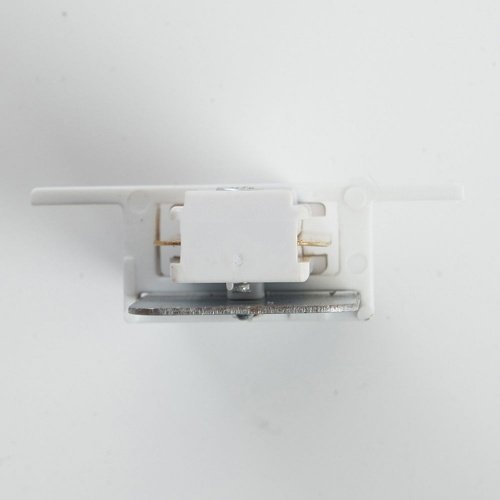 Коннектор прямой однофазный для встраиваемого шинопровода, белый, LD1004 фото 4