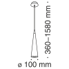 Подвесной светильник 1*GU10 40Вт Черный IP20 Nevill P318PL-01B Technical
