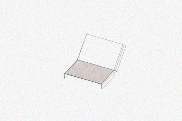 Крышка лотка КЛП 200х80-45 УХЛ1 для поворота трассы вверх на 45, оцинкованный лист S1,0