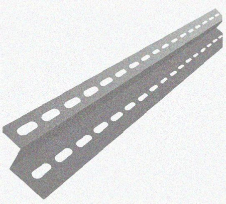 Профиль зетовый перфорированный К241х500 УХЛ1, горячее цинкование, S2,0