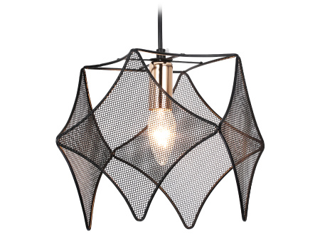 Подвесной светильник в стиле лофт TR8421 BK/GD черный/золото E14 max 40W D285*1000 Ambrella Light