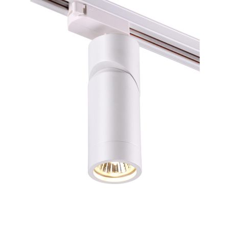 Св-к трековый однофазный IP20 GU10 50W 220-240V ELITE матовый белый NOVOTECH