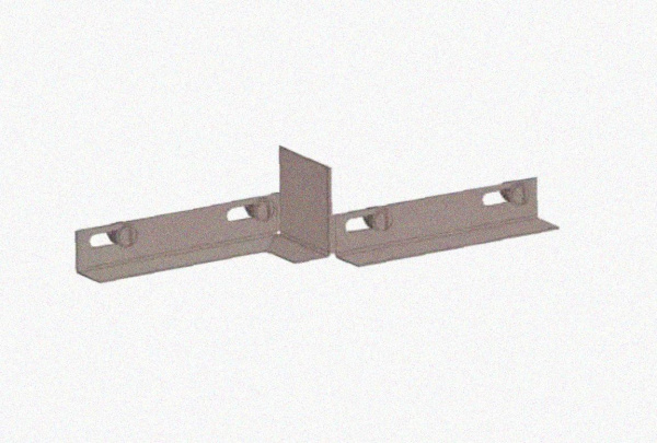 Соединитель-переходник замковый ПУгЛЗ 50х100 УТ1,5 (левый), горячее цинкование, S1,5