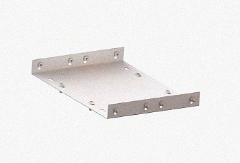 Соединитель лотковый замковый СЛЗ-600х65 УХЛ1, оцинкованный лист, S1,5