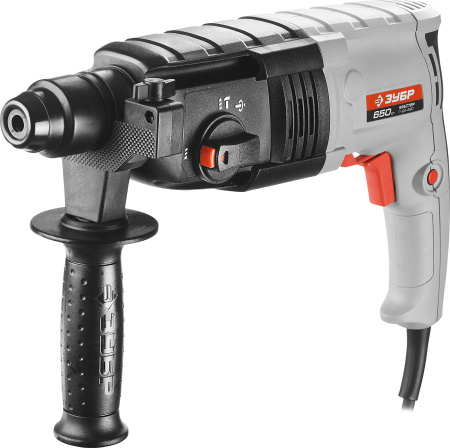 Перфоратор SDS-plus, П-22-650, реверс, горизонтальный, 2.3 Дж, 0-870 об/мин, 0-4850 уд/мин, 650 Вт, кейс ЗУБР
