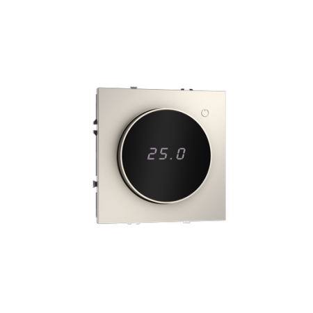 Терморегулятор электронный Voltum S70 с индикацией и датчиком, для теплого пола, (кашемир)