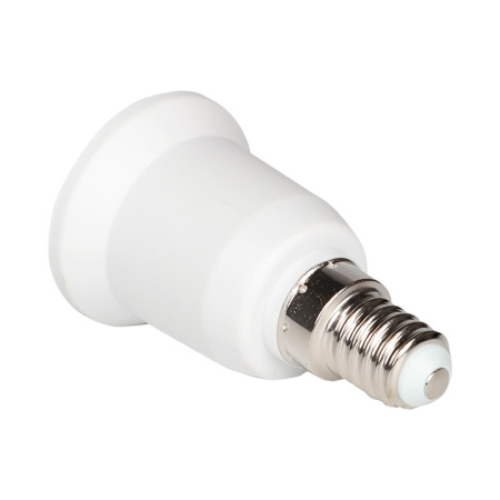 Переходник E14-E27 бел, PROxima EKF