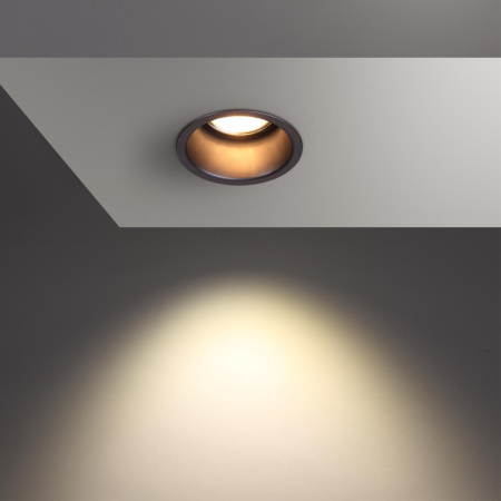 Встр.св-к IP20 GU10 50W 220V BUTT черный D NOVOTECH