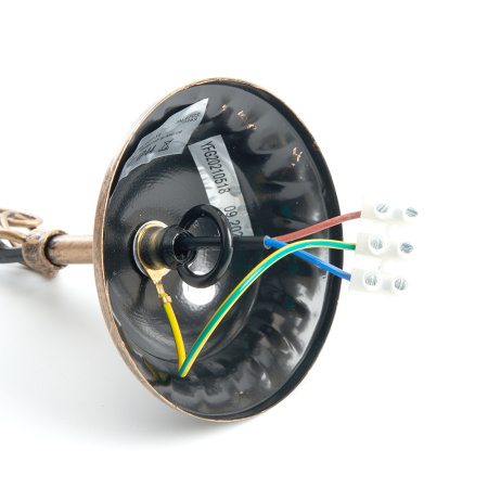 Светильник садово-парковый Feron PL3705 круглый на цепочке 60W 230V E27, черное золото