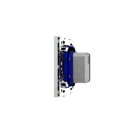 Розетка телевизионная встраиваемая Voltum S70 оконечная TV+SAT, (сталь) Розетка телевизионная встраиваемая Voltum S70 оконечная TV+SAT, (сталь)