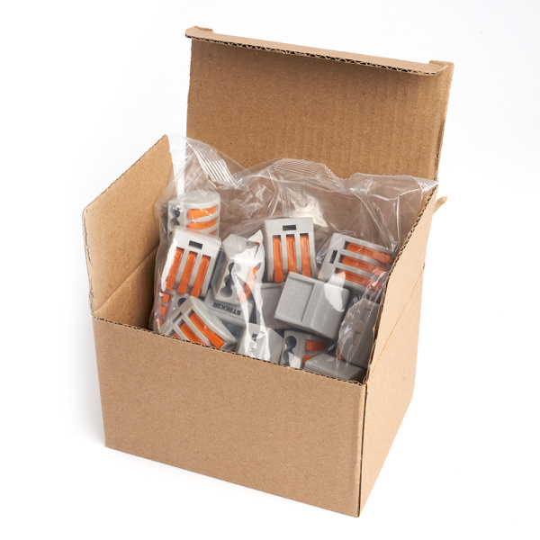 Клемма строительно-монтажная 3-проводная STEKKER, LD222-613