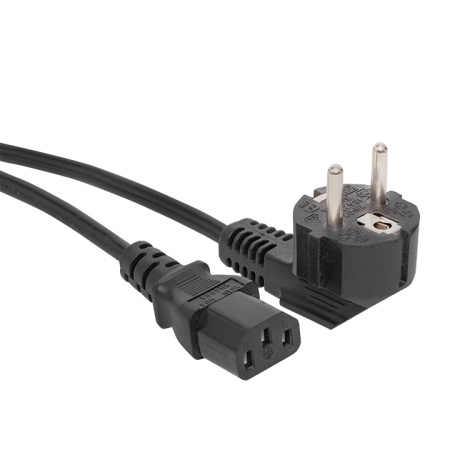 Кабель питания TERACOM для PDU IEC 60320 C13 - CEE 7/7 (Schuko) сечение 3x1,5мм2 250В 10A длина 3,0 метра EKF