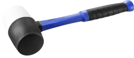 Черно-белая резиновая киянка 900 г ЗУБР