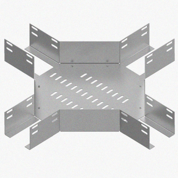 Лоток крестообразный перфорированный КМ 200х50 У3, окрашенный, S1,5