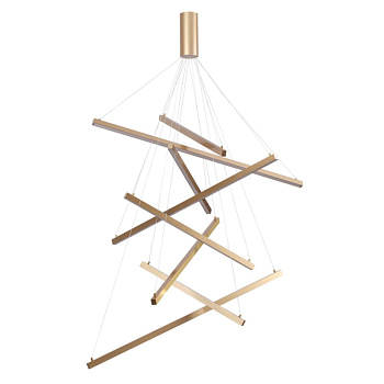 Подвесной св-к LED 96W 5190Лм 3000К 220V COMETA золото ODEON LIGHT