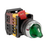Переключатель ANC-22 3P зеленый с подсветкой 24В NO+NC PROxima EKF