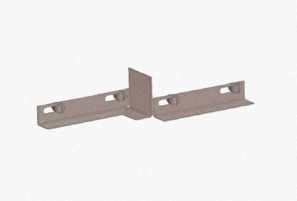 Соединитель-переходник замковый ПУгПЗ 25х100 УХЛ1, оцинкованный лист, S1,5